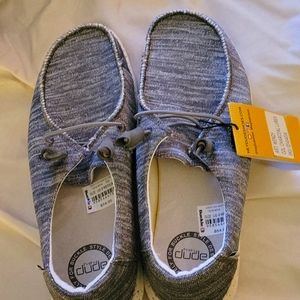 Hey Dude sparkle gray shoes!